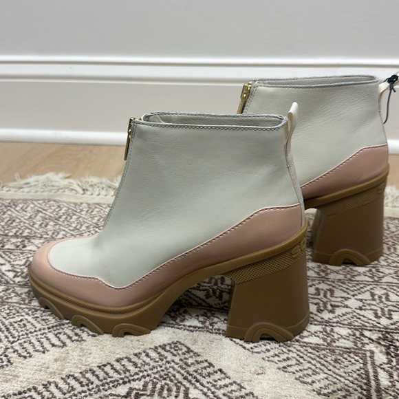 NWT Sorel BREX waterproof leather patent toe platform chunky boots US 9 euro 40 - Picture 6 of 8